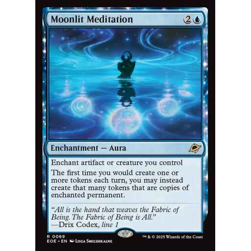Edge of Eternities - 69 - Moonlit Meditation - Rare - U - Non-foil
