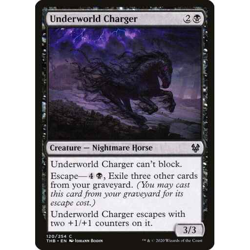 Theros Beyond Death - 120 - Underworld Charger - Common - B - Non-foil