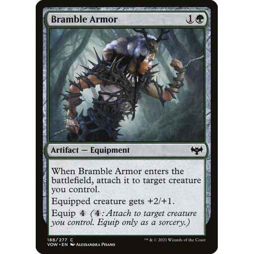 Innistrad: Crimson Vow - 188 - Bramble Armor - Common - G - Non-foil