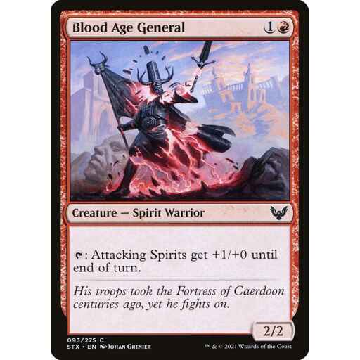 Strixhaven: School of Mages - 93 - Blood Age General - Common - R - Non-foil