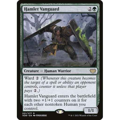 Innistrad: Crimson Vow - 201 - Hamlet Vanguard - Rare - G - Non-foil