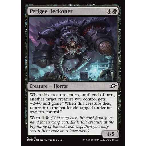 Edge of Eternities - 112 - Perigee Beckoner - Common - B - Foil