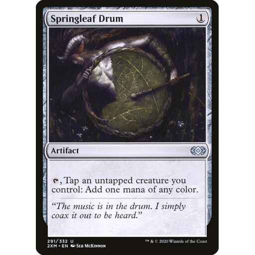 Double Masters - 291 - Springleaf Drum - Uncommon - C - Non-foil
