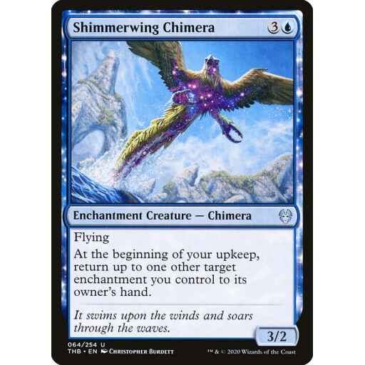 Theros Beyond Death - 64 - Shimmerwing Chimera - Uncommon - U - Non-foil