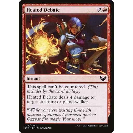Strixhaven: School of Mages - 106 - Heated Debate - Common - R - Non-foil