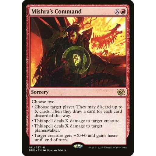 The Brothers' War - 141 - Mishra's Command - Rare - R - Non-foil
