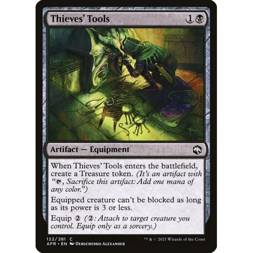 Adventures in the Forgotten Realms - 122 - Thieves' Tools - Common - B - Non-foil