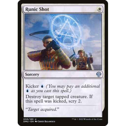 Dominaria United - 30 - Runic Shot - Uncommon - W - Non-foil