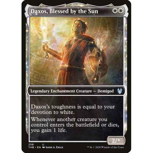 Theros Beyond Death - 258 - Daxos, Blessed by the Sun - Uncommon - W - Foil
