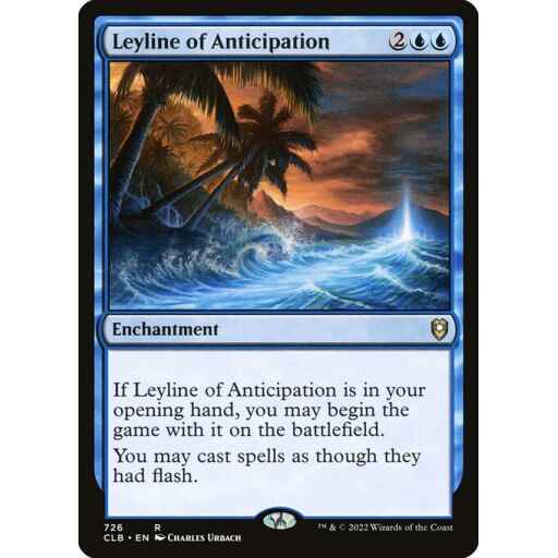 Commander Legends: Battle for Baldur's Gate - 726 - Leyline of Anticipation - Rare - U - Non-foil