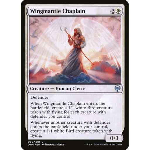 Dominaria United - 39 - Wingmantle Chaplain - Uncommon - W - Non-foil