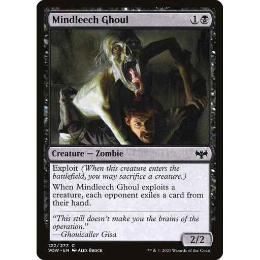 Innistrad: Crimson Vow - 122 - Mindleech Ghoul - Common - B - Non-foil
