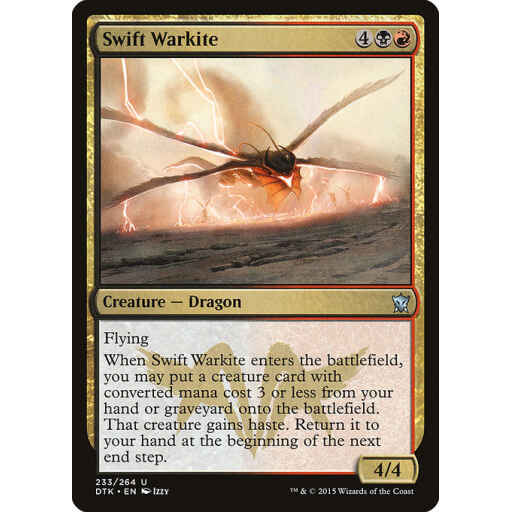 Dragons of Tarkir - 233 - Swift Warkite - Uncommon - BR - Non-foil