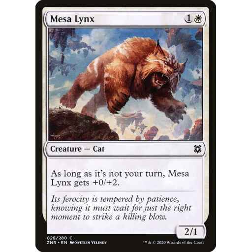 Zendikar Rising - 28 - Mesa Lynx - Common - W - Non-foil