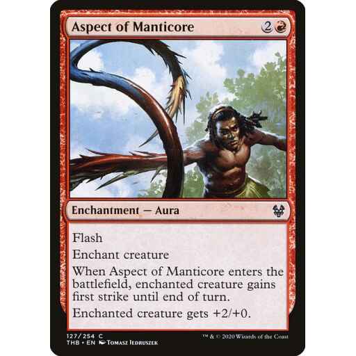 Theros Beyond Death - 127 - Aspect of Manticore - Common - R - Non-foil