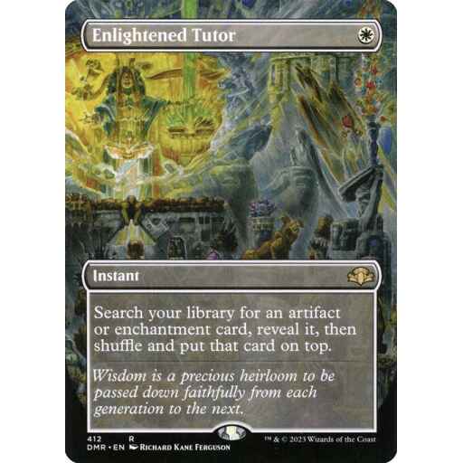 Dominaria Remastered - 412 - Enlightened Tutor - Rare - W - Non-foil