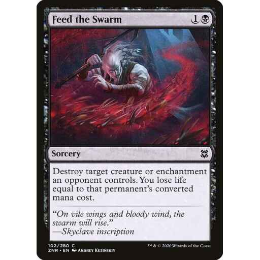 Zendikar Rising - 102 - Feed the Swarm - Common - B - Non-foil