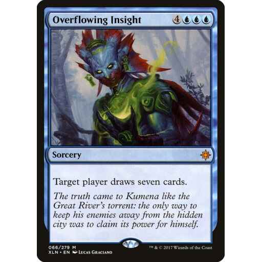Ixalan - 66 - Overflowing Insight - Mythic - U - Non-foil