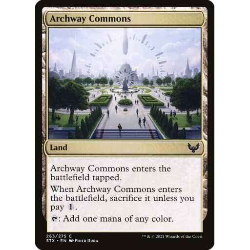 Strixhaven: School of Mages - 263 - Archway Commons - Common - C - Non-foil
