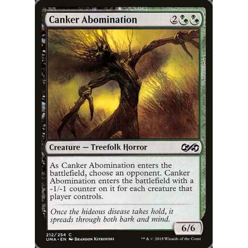 Ultimate Masters - 212 - Canker Abomination - Common - BG - Non-foil