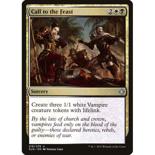 Ixalan - 219 - Call to the Feast - Uncommon - WB - Non-foil