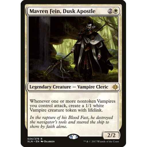 Ixalan - 24 - Mavren Fein, Dusk Apostle - Rare - W - Non-foil