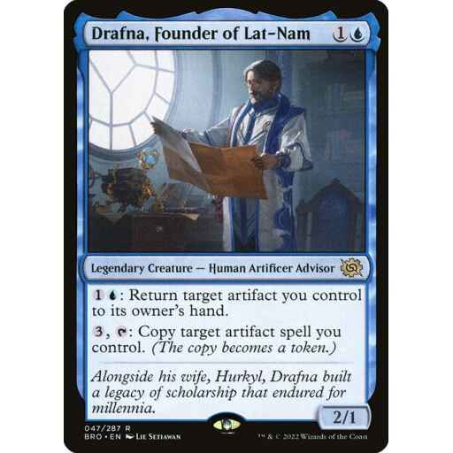 The Brothers' War - 47 - Drafna, Founder of Lat-Nam - Rare - U - Non-foil