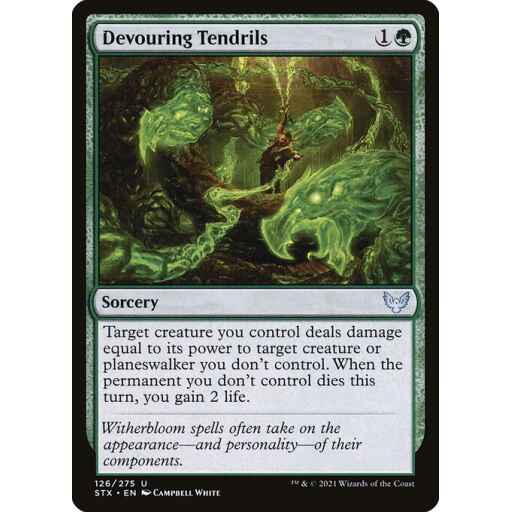 Strixhaven: School of Mages - 126 - Devouring Tendrils - Uncommon - G - Non-foil