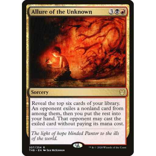 Theros Beyond Death - 207 - Allure of the Unknown - Rare - BR - Non-foil