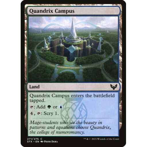 Strixhaven: School of Mages - 271 - Quandrix Campus - Common - C - Non-foil
