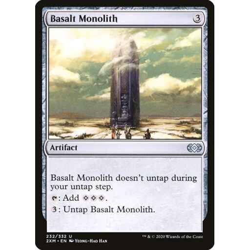 Double Masters - 232 - Basalt Monolith - Uncommon - C - Non-foil