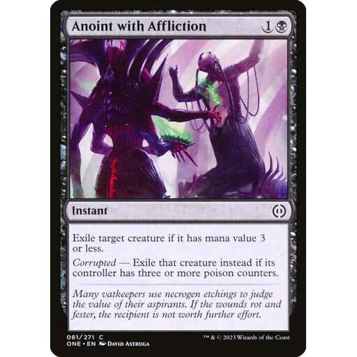 Phyrexia: All Will Be One - 81 - Anoint with Affliction - Common - B - Non-foil