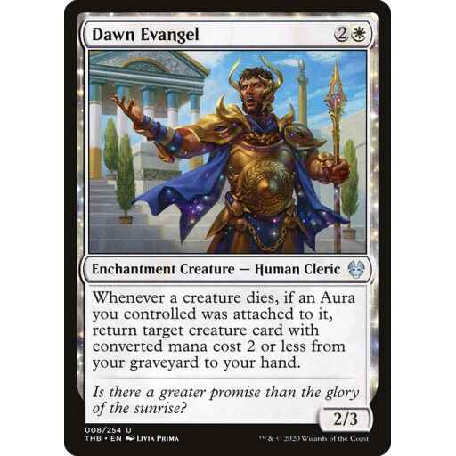 Theros Beyond Death - 8 - Dawn Evangel - Uncommon - W - Non-foil
