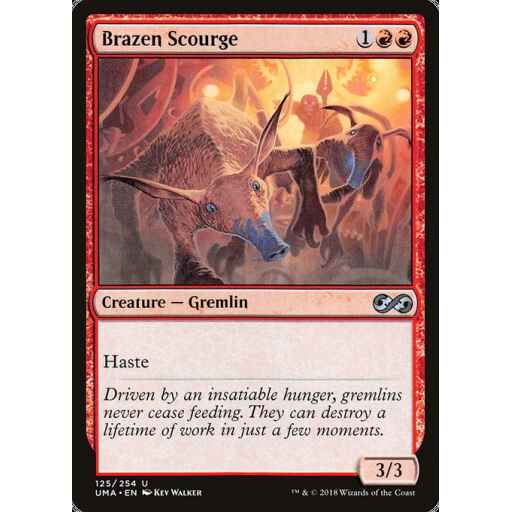 Ultimate Masters - 125 - Brazen Scourge - Uncommon - R - Non-foil