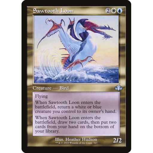 Dominaria Remastered - 367 - Sawtooth Loon - Uncommon - WU - Non-foil