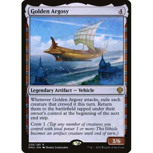 Dominaria United - 230 - Golden Argosy - Rare - C - Non-foil