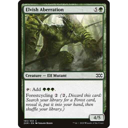 Double Masters - 165 - Elvish Aberration - Common - G - Non-foil