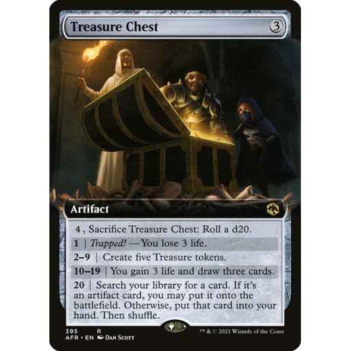 Adventures in the Forgotten Realms - 395 - Treasure Chest - Rare - C - Non-foil