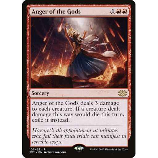 Double Masters 2022 - 102 - Anger of the Gods - Rare - R - Non-foil