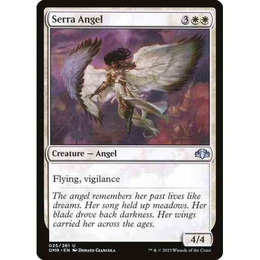 Dominaria Remastered - 25 - Serra Angel - Uncommon - W - Non-foil