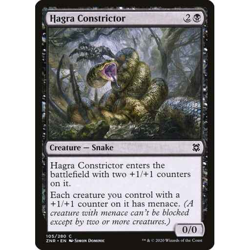 Zendikar Rising - 105 - Hagra Constrictor - Common - B - Non-foil
