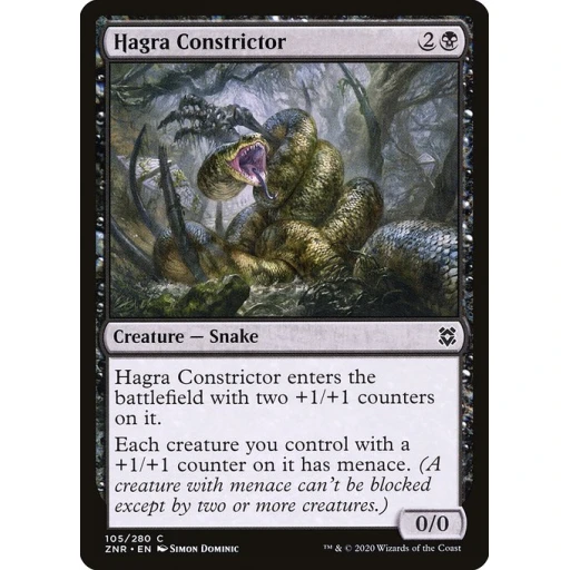 Zendikar Rising - 105 - Hagra Constrictor - Common - B - Non-foil
