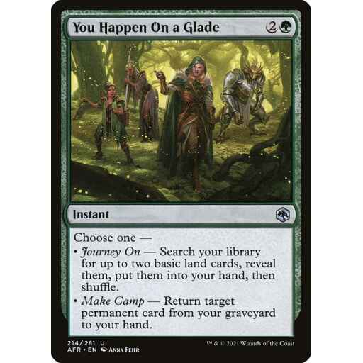 Adventures in the Forgotten Realms - 214 - You Happen On a Glade - Uncommon - G - Non-foil
