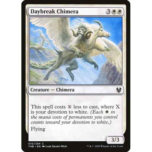 Theros Beyond Death - 10 - Daybreak Chimera - Common - W - Non-foil