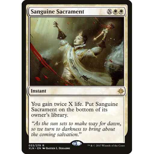 Ixalan - 33 - Sanguine Sacrament - Rare - W - Non-foil