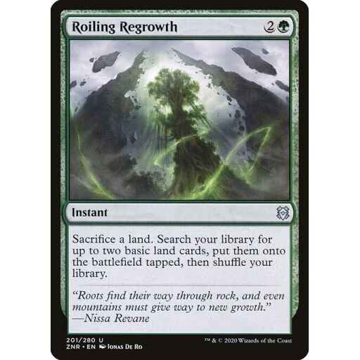 Zendikar Rising - 201 - Roiling Regrowth - Uncommon - G - Non-foil