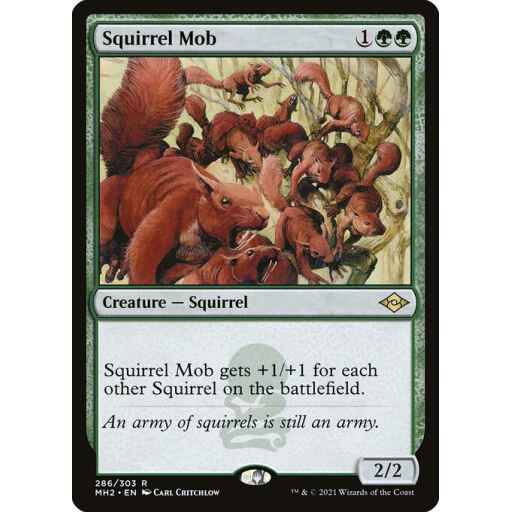 Modern Horizons 2 - 286 - Squirrel Mob - Rare - G - Non-foil