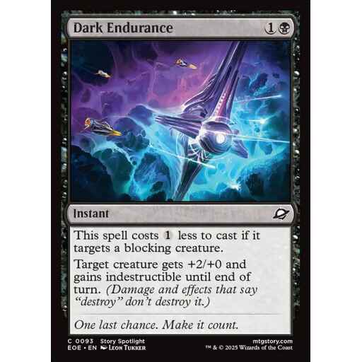 Edge of Eternities - 93 - Dark Endurance - Common - B - Foil