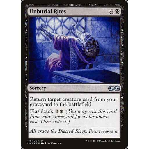 Ultimate Masters - 119 - Unburial Rites - Uncommon - B - Non-foil
