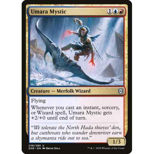 Zendikar Rising - 238 - Umara Mystic - Uncommon - UR - Non-foil